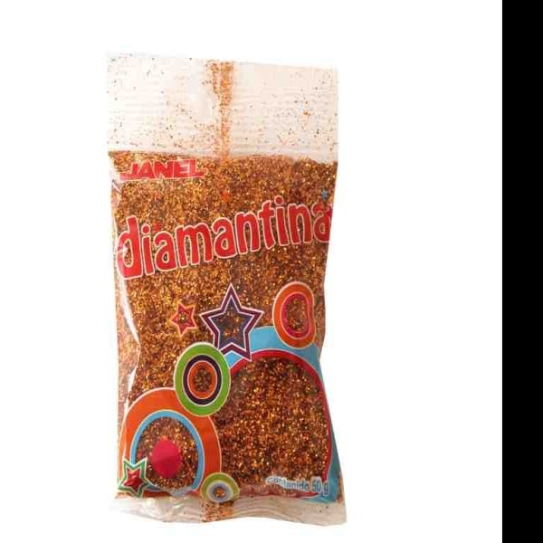 DIAMANTINA FINA BOL. 50G. 02 NARANJA E.20